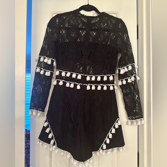 Alexis Danika Black and White Romper - Picture 3 of 4